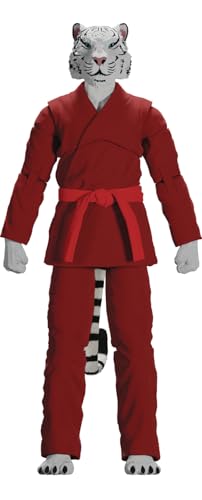 Icon Heroes Zoo Jitsu Fighters: Taj The White Tiger (Red Gi) Actionfigur, 15,2 cm von Icon Heroes