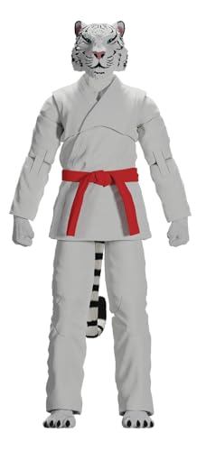 Icon Heroes Zoo Jitsu Fighters: Taj The White Tiger (White Gi) Actionfigur, 15,2 cm von Icon Heroes