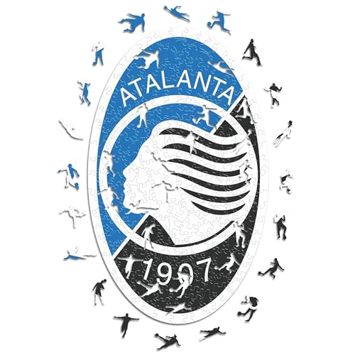 Iconic Puzzles, Atalanta Logo, offizielles Produkt, Holzpuzzle für Erwachsene und Kinder, 100% nachhaltiges Holz, Größe S, 150 Teile Iconic Puzzles, Atalanta Logo, offizielles Produkt, Holzpuzzle für Erwachsene und Kinder, 100% nachhaltiges Holz, Größe S, 150 Teile von Iconic Puzzles