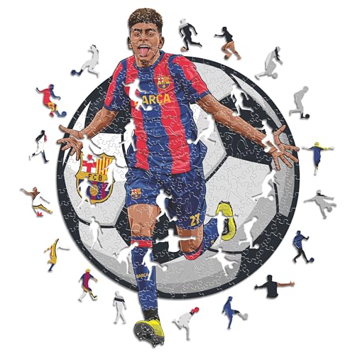 Iconic Puzzles, Barcelona, Yamal, 100% ökologisch nachhaltiges Holzpuzzle mit offizieller Lizenz, Größe L, 500 Teile Iconic Puzzles, Barcelona, Yamal, 100% ökologisch nachhaltiges Holzpuzzle mit offizieller Lizenz, Größe L, 500 Teile von Iconic Puzzles