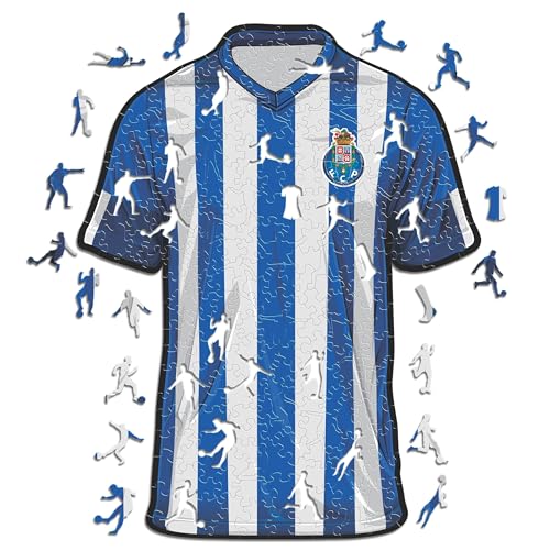 Iconic Puzzles, FC Porto Jersey, 100% ökologisch nachhaltiges Holzpuzzle mit offizieller Lizenz, Größe S, 500 Teile Iconic Puzzles, FC Porto Jersey, 100% ökologisch nachhaltiges Holzpuzzle mit offizieller Lizenz, Größe S, 500 Teile von Iconic Puzzles