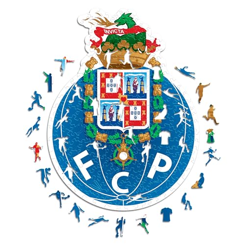 Iconic Puzzles, FC Porto Logo, 100% ökologisch nachhaltiges Holzpuzzle mit offizieller Lizenz, Größe L, 500 Teile Iconic Puzzles, FC Porto Logo, 100% ökologisch nachhaltiges Holzpuzzle mit offizieller Lizenz, Größe L, 500 Teile von Iconic Puzzles