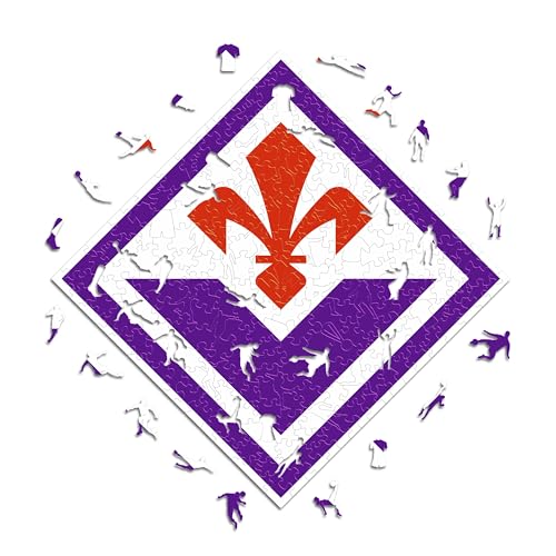 Iconic Puzzles, Fiorentina Logo, offizielles Produkt, Holzpuzzle für Erwachsene und Kinder, 100% nachhaltiges Holz, Größe L, 500 Stück Iconic Puzzles, Fiorentina Logo, offizielles Produkt, Holzpuzzle für Erwachsene und Kinder, 100% nachhaltiges Holz, Größe L, 500 Stück von Iconic Puzzles