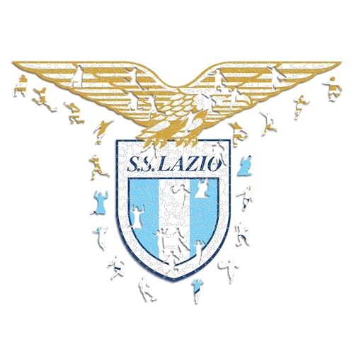 Iconic Puzzles, Lazio Logo, offizielles Produkt, Holzpuzzle für Erwachsene und Kinder, 100% nachhaltiges Holz, Größe S, 150 Stück Iconic Puzzles, Lazio Logo, offizielles Produkt, Holzpuzzle für Erwachsene und Kinder, 100% nachhaltiges Holz, Größe S, 150 Stück von Iconic Puzzles