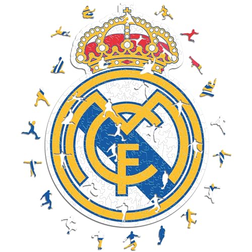 Iconic Puzzles, Real Madrid Logo, offizielles Produkt, Holzpuzzle für Erwachsene und Kinder, 100% nachhaltiges Holz, L, 500 Stück Iconic Puzzles, Real Madrid Logo, offizielles Produkt, Holzpuzzle für Erwachsene und Kinder, 100% nachhaltiges Holz, L, 500 Stück von Iconic Puzzles