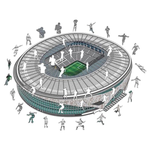 Iconic Puzzles, Tottenham Hotspur FC Stadion, 100% ökologisch nachhaltiges Holzpuzzle mit offizieller Lizenz, Größe M, 270 Teile Iconic Puzzles, Tottenham Hotspur FC Stadion, 100% ökologisch nachhaltiges Holzpuzzle mit offizieller Lizenz, Größe M, 270 Teile von Iconic Puzzles