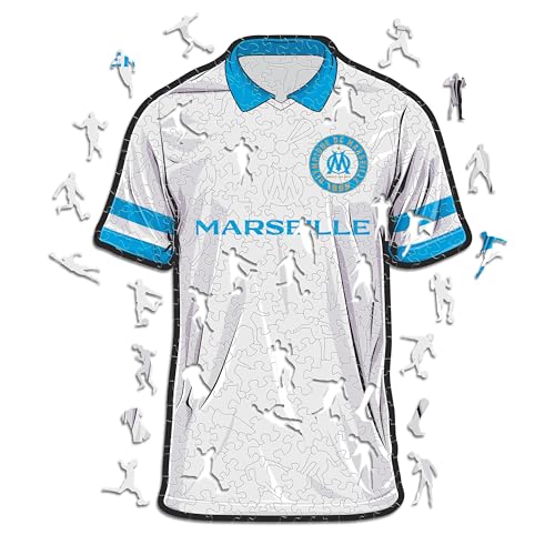 Iconic Puzzles, Trikot Marseille, Puzzle aus Holz, 100% umweltfreundlich, mit offizieller Lizenz, Größe S, 150 Teile Iconic Puzzles, Trikot Marseille, Puzzle aus Holz, 100% umweltfreundlich, mit offizieller Lizenz, Größe S, 150 Teile von Iconic Puzzles