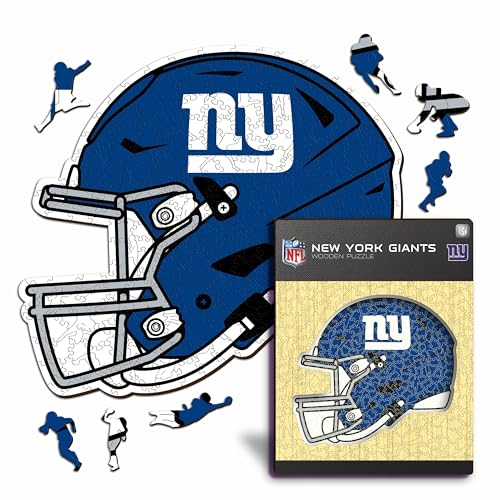 Iconic Puzzles - 100% nachhaltiges Holz mit offizieller Lizenz, Farbe New York Giants, M, 270 Stück von Iconic Puzzles