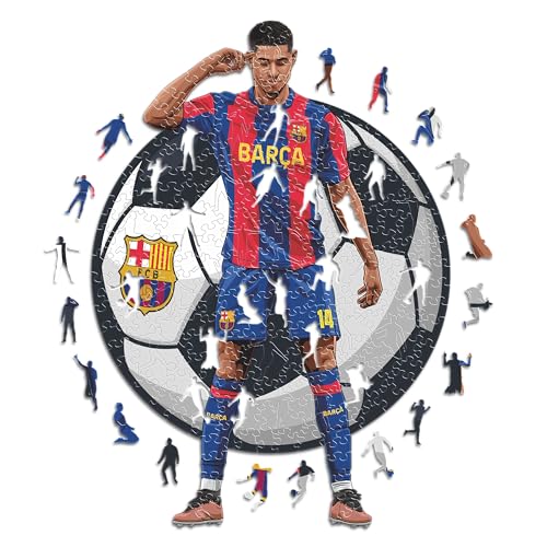 Iconic Puzzles - 100% nachhaltiges Holz mit offizieller Lizenz, L, 500 Stück, Marcus Rashford von Iconic Puzzles