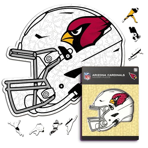 Iconic Puzzles - 100% nachhaltiges Holzpuzzle mit offizieller Lizenz, S, 150 Stück, Arizona Cardinals von Iconic Puzzles