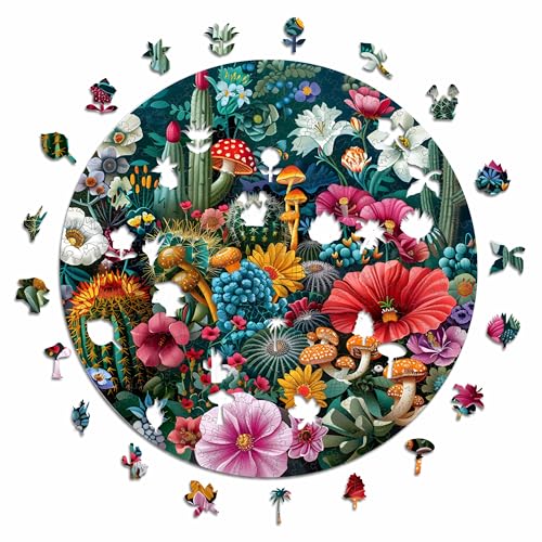 Iconic Puzzles - Enchanted Forest, Fantasy, 100% nachhaltiges Holzpuzzle, Geschenke für Kinder und Erwachsene, Größe M, 350 Teile von Iconic Puzzles
