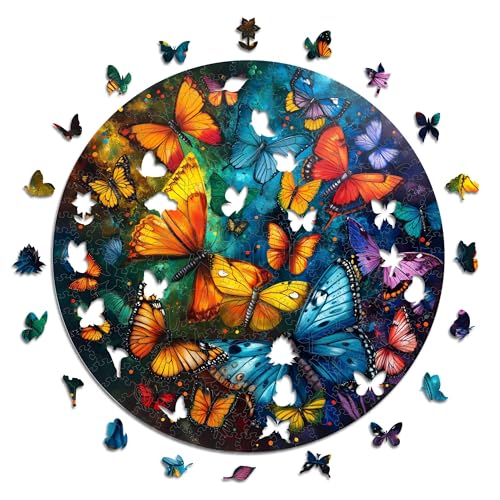 Iconic Puzzles – Magic Butterflies, fantasy animals, 100 % nachhaltiges Holzpuzzle, Geschenke für Kinder und Erwachsene, Größe L, 600 Teile Iconic Puzzles – Magic Butterflies, fantasy animals, 100 % nachhaltiges Holzpuzzle, Geschenke für Kinder und Erwachsene, Größe L, 600 Teile von Iconic Puzzles