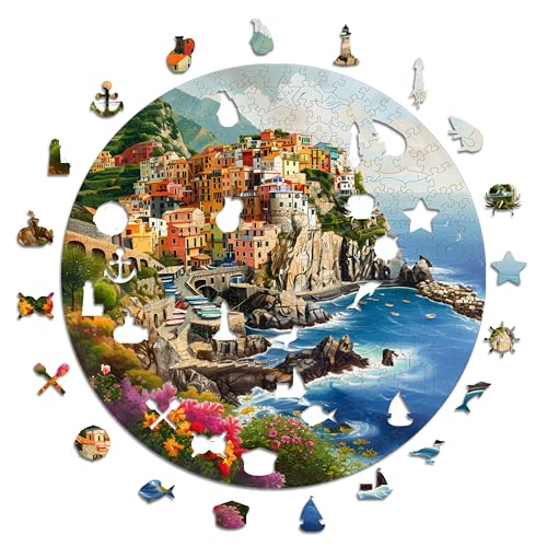 Iconic Puzzles - Portofino, Italy, 100% nachhaltiges Holzpuzzle, Geschenke für Kinder und Erwachsene, Größe S, 200 Teile Iconic Puzzles - Portofino, Italy, 100% nachhaltiges Holzpuzzle, Geschenke für Kinder und Erwachsene, Größe S, 200 Teile von Iconic Puzzles
