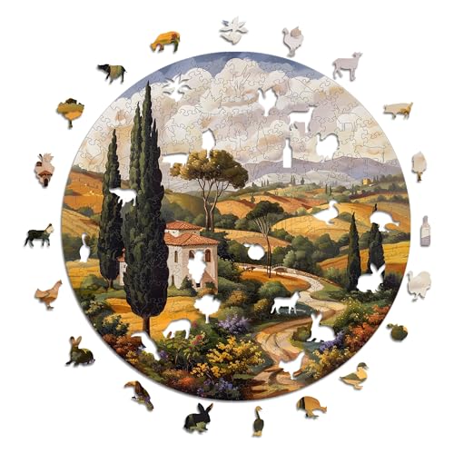 Iconic Puzzles - Tuscany, Italy, 100% nachhaltiges Holzpuzzle, Geschenke für Kinder und Erwachsene, Größe S, 200 Teile Iconic Puzzles - Tuscany, Italy, 100% nachhaltiges Holzpuzzle, Geschenke für Kinder und Erwachsene, Größe S, 200 Teile von Iconic Puzzles