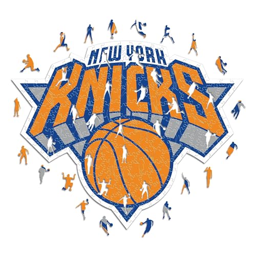 Iconic Puzzles - New York Knicks, Logo, Holzpuzzle, offiziell lizenziert von der NBA, 100% nachhaltig, Größe M, 270 Teile Iconic Puzzles - New York Knicks, Logo, Holzpuzzle, offiziell lizenziert von der NBA, 100% nachhaltig, Größe M, 270 Teile von Iconic Puzzles