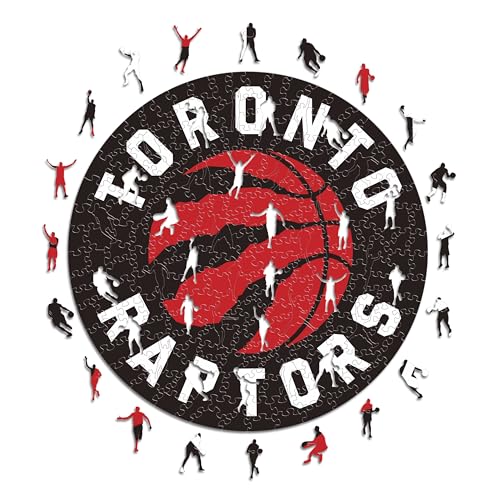 Iconic Puzzles - Toronto Raptors, Logo, Holzpuzzle, offiziell lizenziert von der NBA, 100% nachhaltig, Größe M, 270 Teile Iconic Puzzles - Toronto Raptors, Logo, Holzpuzzle, offiziell lizenziert von der NBA, 100% nachhaltig, Größe M, 270 Teile von Iconic Puzzles