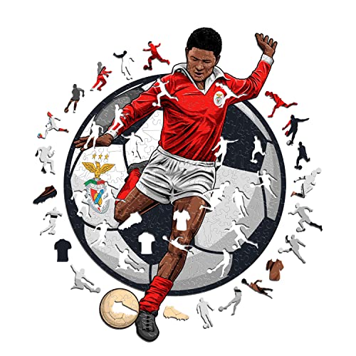 Iconic Puzzles - Eusebio, offizielles Produkt, Holzpuzzles für Erwachsene und Kinder, 100% nachhaltiges Holz, Größe L, 500 Teile Iconic Puzzles - Eusebio, offizielles Produkt, Holzpuzzles für Erwachsene und Kinder, 100% nachhaltiges Holz, Größe L, 500 Teile von Iconic Puzzles