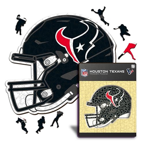 Iconic Puzzles - Helm, Houston Texans, offizielles NFL Lizenziertes Holzpuzzle, 100% nachhaltig, Geschenk für Erwachsene und Kinder, Größe L, 500 Stück Iconic Puzzles - Helm, Houston Texans, offizielles NFL Lizenziertes Holzpuzzle, 100% nachhaltig, Geschenk für Erwachsene und Kinder, Größe L, 500 Stück von Iconic Puzzles