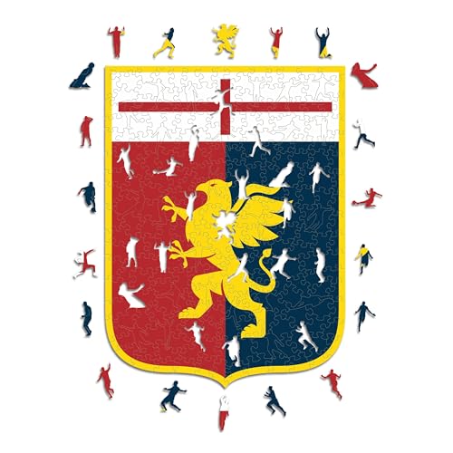 Iconic Puzzles - Holzpuzzle, Farbe Logo, M, 270 Stück, Genoa-M Iconic Puzzles - Holzpuzzle, Farbe Logo, M, 270 Stück, Genoa-M von Iconic Puzzles