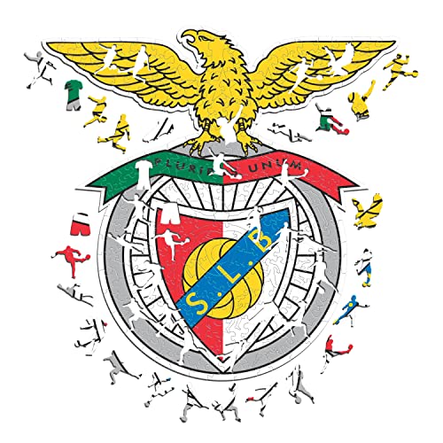 Iconic Puzzles - Benfica Logo Wooden Offizielles Produkt, Holzpuzzle für Erwachsene und Kinder, umweltfreundlich, Größe L 500 Stück, L, LOGOBENFICAL Iconic Puzzles - Benfica Logo Wooden Offizielles Produkt, Holzpuzzle für Erwachsene und Kinder, umweltfreundlich, Größe L 500 Stück, L, LOGOBENFICAL von Iconic Puzzles