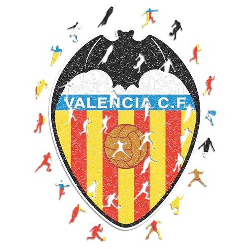 Iconic Puzzles -Puzzle aus 100% nachhaltigem Holz mit offizieller Lizenz, L, 500 Stück, Valencia-Logo Iconic Puzzles -Puzzle aus 100% nachhaltigem Holz mit offizieller Lizenz, L, 500 Stück, Valencia-Logo von Iconic Puzzles