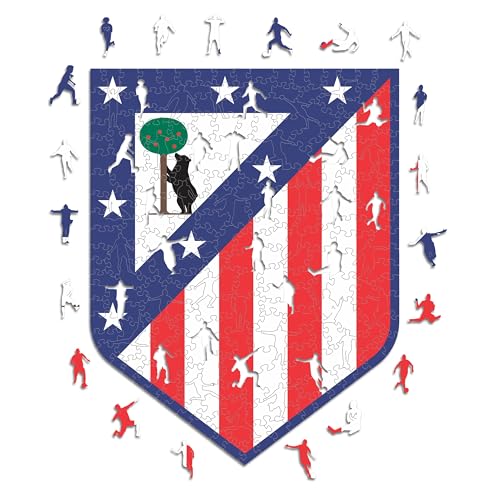 Iconic Puzzles, Atletico de Madrid Logo, 100% ökologisch nachhaltiges Holzpuzzle mit offizieller Lizenz, Größe S, 150 Teile Iconic Puzzles, Atletico de Madrid Logo, 100% ökologisch nachhaltiges Holzpuzzle mit offizieller Lizenz, Größe S, 150 Teile von Iconic Puzzles