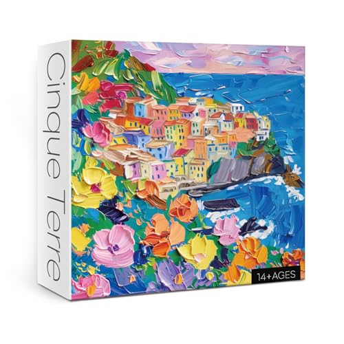 Bunte Cinque Terre Puzzles für Erwachsene, 1000 Teile, Malkunst, Strand, Ozean, Puzzle, schöne Blumenlandschaft, Blumenlandschaft, malerisches Puzzle Bunte Cinque Terre Puzzles für Erwachsene, 1000 Teile, Malkunst, Strand, Ozean, Puzzle, schöne Blumenlandschaft, Blumenlandschaft, malerisches Puzzle von IdeaBazar