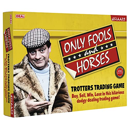 Ideal , Only Fools and Horses Trotters Trading Game: Buy, Sell, Win, Lose in This Hilarious dodgy Dealing Trading Game!, Family TV Show Board Game, for 2-6 Players, Ages 7+ Ideal , Only Fools and Horses Trotters Trading Game: Buy, Sell, Win, Lose in This Hilarious dodgy Dealing Trading Game!, Family TV Show Board Game, for 2-6 Players, Ages 7+ von IDEAL