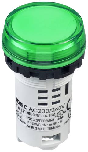 Idec Meldeleuchte Weiß/Grün 230V von Idec