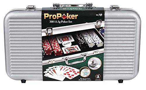 Partypoker Set im Alu Koffer 300 Chips á 11,5 gr. von Idee+Spiel
