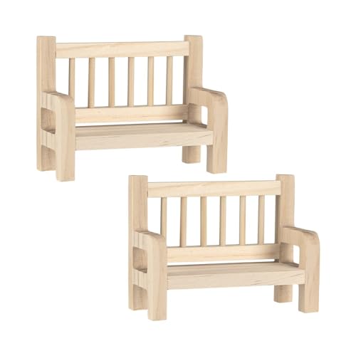Ideen mit Herz Miniatur-Holzbänke | Modellbau | Zubehör Puppenhaus | Bastel-Material | Deko | DIY | Modell-Eisenbahn | Sitz-Bank | 8 cm x 3,4 cm x 6 cm | 2 Stück Ideen mit Herz Miniatur-Holzbänke | Modellbau | Zubehör Puppenhaus | Bastel-Material | Deko | DIY | Modell-Eisenbahn | Sitz-Bank | 8 cm x 3,4 cm x 6 cm | 2 Stück von Ideen mit Herz