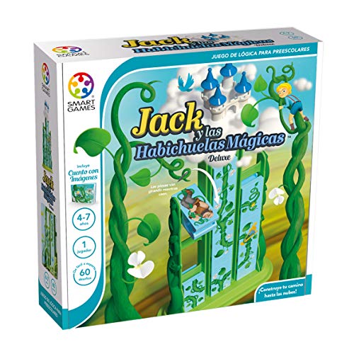 SmartGames – Jack and The Magic Beads, Kinderspielzeug 4 Jahre oder mehr, Lernspiele, Puzzle 4 Jahre, 3D-Ingenialspiele, Puzzle mit 60 Herausforderungen von SmartGames