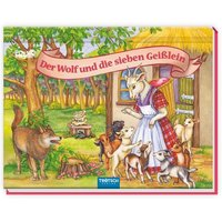 Trötsch Märchenbuch Pop-up-Buch Der Wolf und die sieben Geißlein von Trötsch