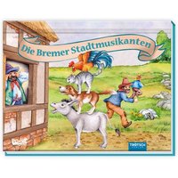 Trötsch Märchenbuch Pop-up-Buch Die Bremer Stadtmusikanten von Trötsch
