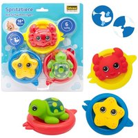 Idena Set Spritztiere mit Schwimmring 6teilig von Idena