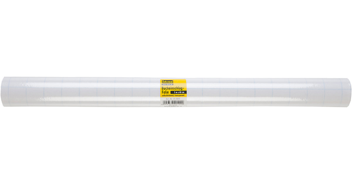 Buchfolie 5 m x 40 cm, transparent & selbstklebend Buchfolie 5 m x 40 cm, transparent & selbstklebend von Idena