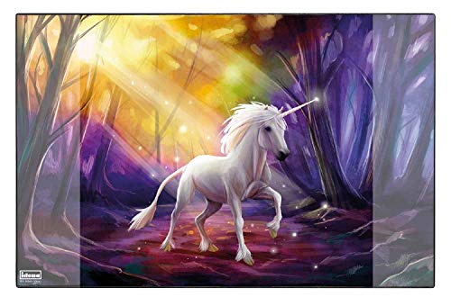 Idena 10453 - Schreibtischunterlage mit zwei Einstecktaschen, Einhorn, ca. 58,5 x 38,5 cm groß, praktisches Zubehör für Kinder-, Jugend- und Arbeitszimmer Idena 10453 - Schreibtischunterlage mit zwei Einstecktaschen, Einhorn, ca. 58,5 x 38,5 cm groß, praktisches Zubehör für Kinder-, Jugend- und Arbeitszimmer von Idena