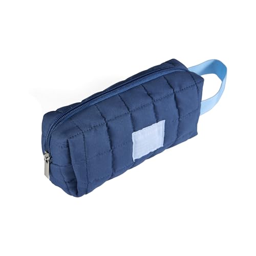 Idena 11371 - Schlamperetui mit Schlaufe, Farbe Blau, ca. 19 x 9 x 5 cm, Federmäppchen für Schreibwaren, Zeichen- und Büromaterialien Idena 11371 - Schlamperetui mit Schlaufe, Farbe Blau, ca. 19 x 9 x 5 cm, Federmäppchen für Schreibwaren, Zeichen- und Büromaterialien von Idena