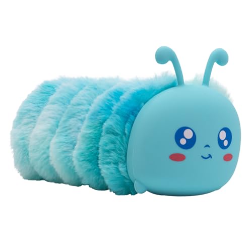 Idena 20215 - Schlamperetui Fluffy Raupe mit Reißverschluss, ca. 22 x 8 x 8 cm großes Federmäppchen in Blau Idena 20215 - Schlamperetui Fluffy Raupe mit Reißverschluss, ca. 22 x 8 x 8 cm großes Federmäppchen in Blau von Idena
