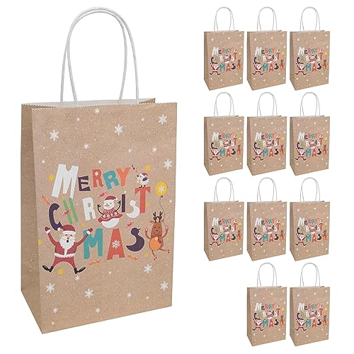Idena 30358-10 - Geschenktüten Weihnachten, 12 Stück, 18 x 23 x 8 cm, Papiertüten, Geschenktaschen, Weihnachtstüten Idena 30358-10 - Geschenktüten Weihnachten, 12 Stück, 18 x 23 x 8 cm, Papiertüten, Geschenktaschen, Weihnachtstüten von Idena
