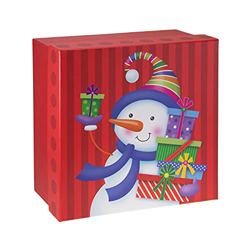 Idena 31476 - Geschenkbox Schneemann, Größe 27x27x14 cm, Weihnachten, Geschenkverpackung Idena 31476 - Geschenkbox Schneemann, Größe 27x27x14 cm, Weihnachten, Geschenkverpackung von Idena