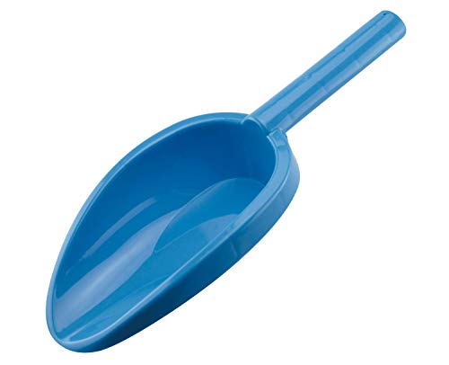 Idena 40166 - Schaufel aus Kunststoff, blau, ca. 36,5 x 13 x 6 cm, für Kinder ab 12 Monaten, zum Spielen am Strand und im Sandkasten von Idena