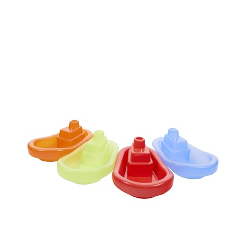 Idena 40332 - Badeboot mit Spritzlöchern, 4er Set, schwimmende Boote in bunten Farben, Badewannenspielzeug für Kinder ab 18 Monaten, geeignet für Badewanne, Pool und Sandkasten Idena 40332 - Badeboot mit Spritzlöchern, 4er Set, schwimmende Boote in bunten Farben, Badewannenspielzeug für Kinder ab 18 Monaten, geeignet für Badewanne, Pool und Sandkasten von Idena
