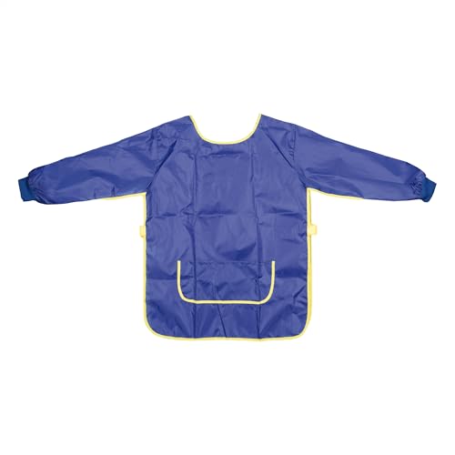 Idena 611185 Bastelschürze für Kinder, Größe M von 7-8 Jahren, Malkittel in Blau mit Langen Ärmeln, wasserabweisend, Kinderschürze mit Gummibund und Klettverschluss Idena 611185 Bastelschürze für Kinder, Größe M von 7-8 Jahren, Malkittel in Blau mit Langen Ärmeln, wasserabweisend, Kinderschürze mit Gummibund und Klettverschluss von Idena