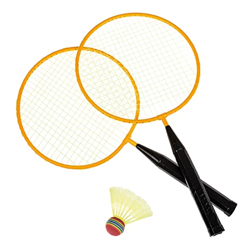 Idena 7408408 - Badminton Set Junior mit 2 Schlägern und einem Ball, Sportpiel für Kinder und Erwachsene, ideal im Sommer für Garten, Park oder Strand Idena 7408408 - Badminton Set Junior mit 2 Schlägern und einem Ball, Sportpiel für Kinder und Erwachsene, ideal im Sommer für Garten, Park oder Strand von Idena