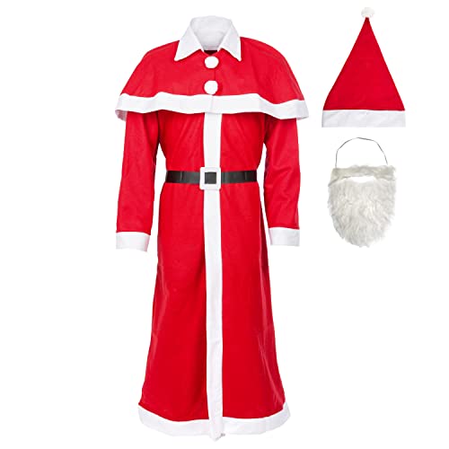 Idena 8580108 - Kostüm Weihnachtsmann, Santa Claus, Weihnachten, Weihnachtskostüm, Faschingskostüme, Rot von Idena