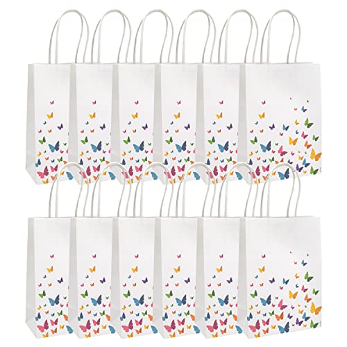 Idena 90134 - Geschenktüten Butterfly, 12 Stück, 11,5 x 15 x 6,5 cm, Schmetterling, Geschenktaschen, Tragetasche Idena 90134 - Geschenktüten Butterfly, 12 Stück, 11,5 x 15 x 6,5 cm, Schmetterling, Geschenktaschen, Tragetasche von Idena