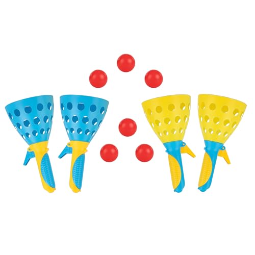 Idena 90276 - Fangballspiel XXL mit 4 Fangbechern, inkl. 6 Bällen, Ballspiel für Garten, Park und Strand Idena 90276 - Fangballspiel XXL mit 4 Fangbechern, inkl. 6 Bällen, Ballspiel für Garten, Park und Strand von Idena