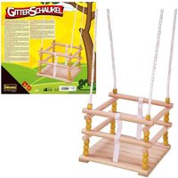 Idena Gitterschaukel Holz 30x30cm TÜV und GS geprüft von Idena