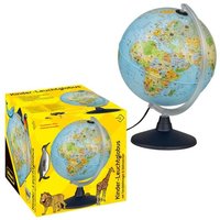Idena Globus Kinder-Leuchtglobus mit Tierabbildungen Ø30cm Idena Globus Kinder-Leuchtglobus mit Tierabbildungen Ø30cm von Idena